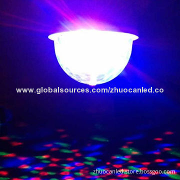 RGB full color LED crystal magic ball and disco ball lighting